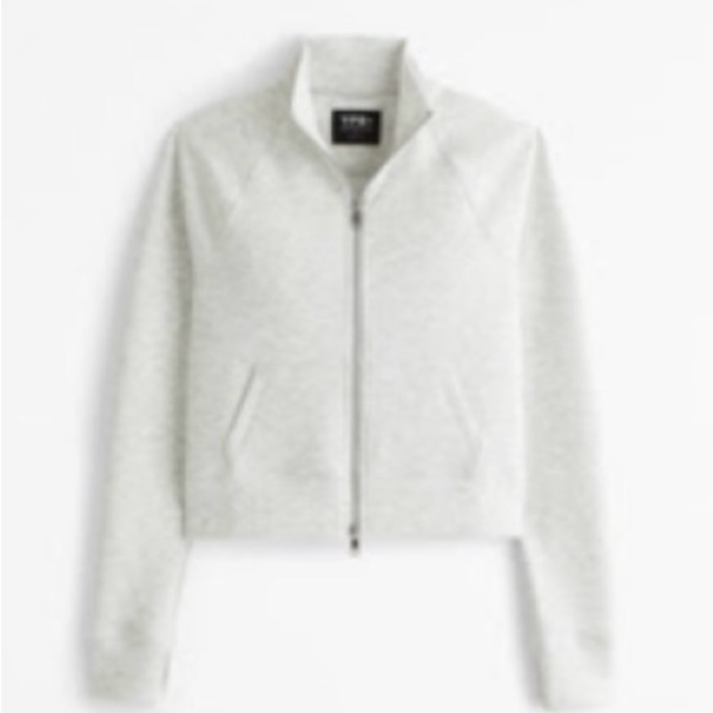 Abercrombie YPB neoKNIT Mockneck Full-Zip Sweatshirt